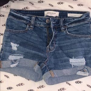 pacsun super stretch shortie